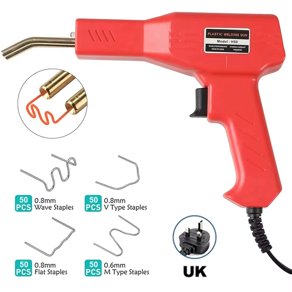 Welding Nail US/UK/AU/ EU Plastic Welding Hot Stapler Plastic Welding Machine Bumper Repair Tool 110V/220V