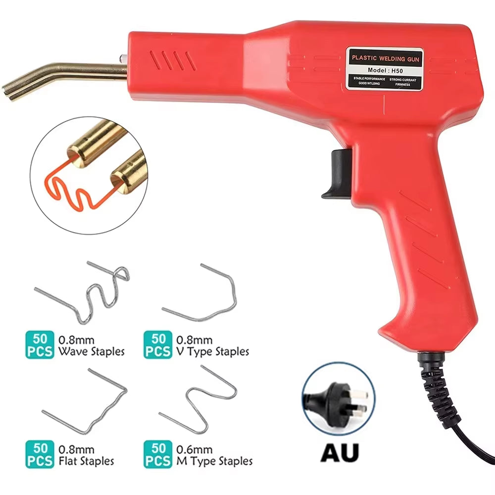 Welding Nail US/UK/AU/ EU Plastic Welding Hot Stapler Plastic Welding Machine Bumper Repair Tool 110V/220V